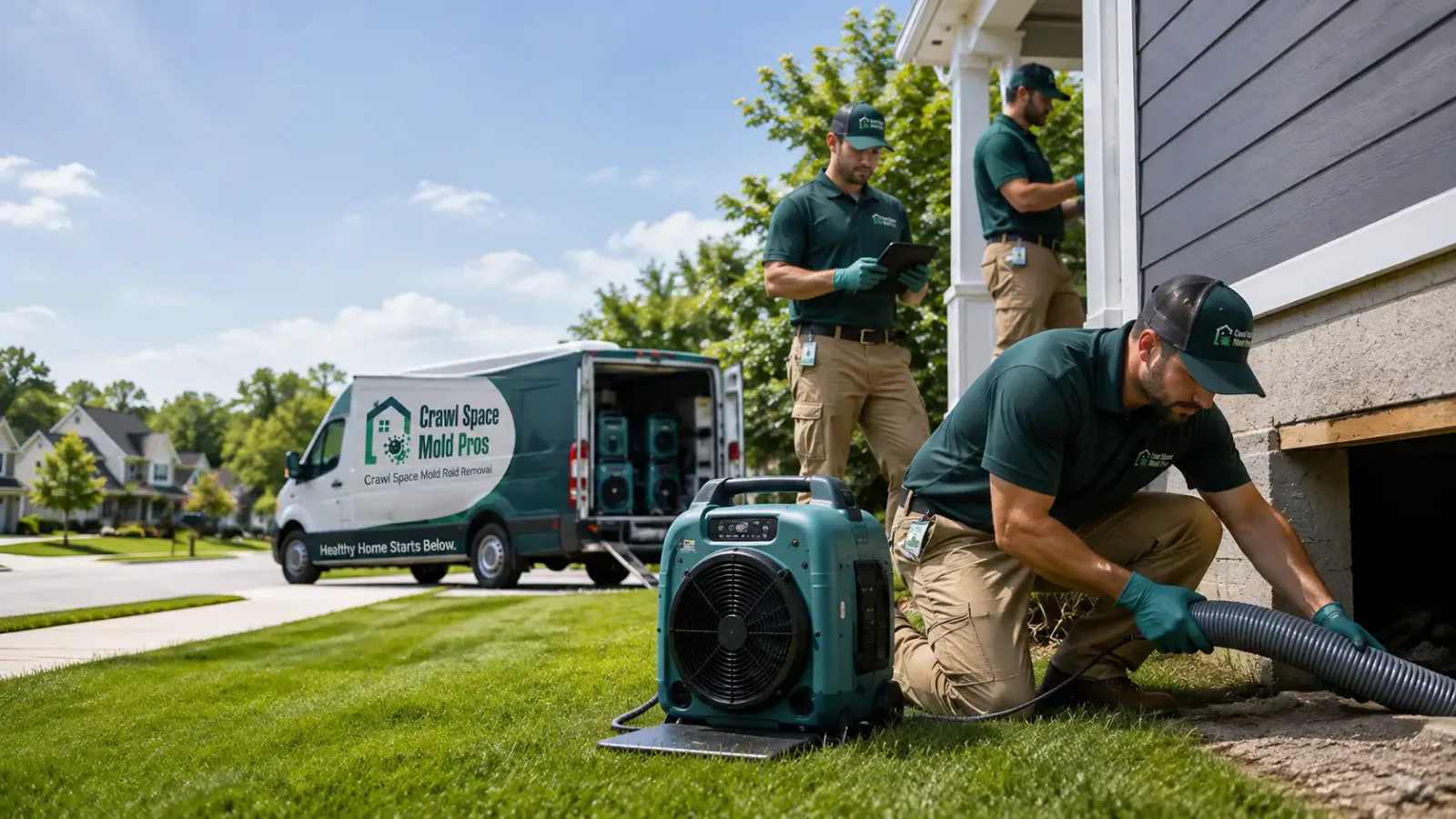 Crawl Space Mold Removal in Beech Grove, IN